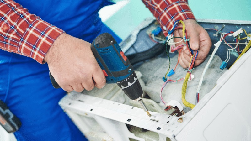 Esenyurt Fondital Fondital çamaşır makinesi kart tamiri – Su almama arızası orijinal parça ile giderildi. - Teknik servis örneği